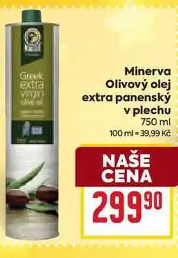Billa Minerva Olivový olej extra panenský v plechu 750 ml nabídka
