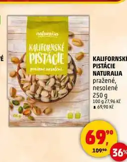 Penny Market KALIFORNSKÉ PISTACIE NATURALIA pražené, nesolené, 250 g nabídka