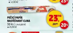 Penny Market PEČICÍ PAPÍR NASTŘÍHANÝ CLINA, 30 ks nabídka
