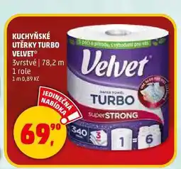 Penny Market KUCHYŇSKÉ UTĚRKY TURBO VELVET, 1 role nabídka