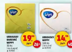 Penny Market UBROUSKY WIPPY, 100 ks nabídka