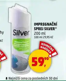 Penny Market IMPREGNAČNÍ SPREJ SILVER Silver, 200 ml nabídka