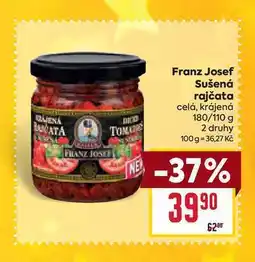 Billa Franz Josef Sušená rajčata celá, krájená 180/110 g nabídka