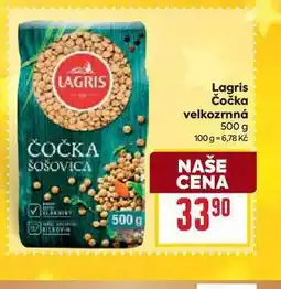 Billa Lagris Čočka velkozrnná 500 g nabídka