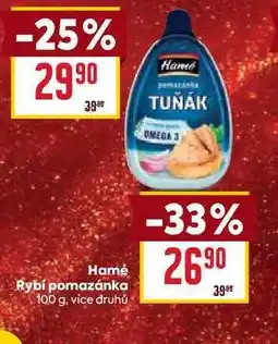 Billa Hamé Rybí pomazánka 100g nabídka