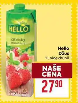 Billa Hello džus 1l, vybrané druhy nabídka