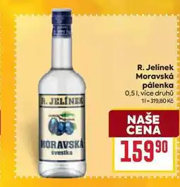Billa R. Jelínek Moravská pálenka 0,5l nabídka