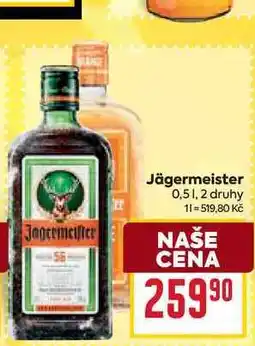 Billa Jägermeister 0,5l nabídka
