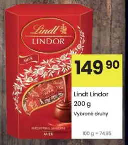 Kubík potraviny Lindt Lindor nabídka