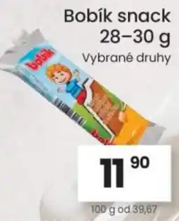 Kubík potraviny Bobík snack nabídka