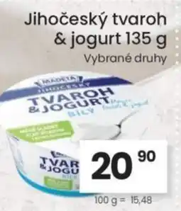 Kubík potraviny Madeta Jihočeský tvaroh & jogurt nabídka