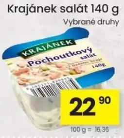 Kubík potraviny Krajánek salát nabídka