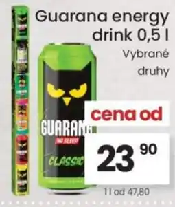 Kubík potraviny Guarana energy drink nabídka