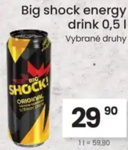 Kubík potraviny Big shock energy drink nabídka