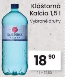 Kubík potraviny Kláštorná Kalcia nabídka