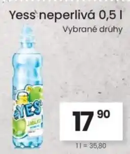 Kubík potraviny Yess neperlivá nabídka