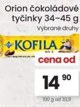 Kubík potraviny Orion čokoládové tyčinky nabídka