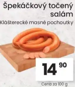 Kubík potraviny Špekáčkový točený salám nabídka