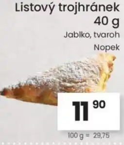 Kubík potraviny Listový trojhránek nabídka