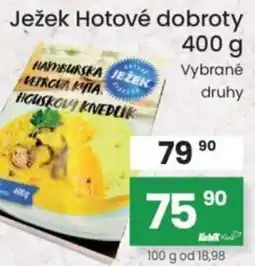 Kubík potraviny Ježek Hotové dobroty nabídka