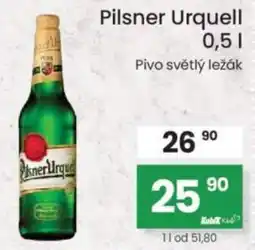 Kubík potraviny Pilsner Urquell nabídka