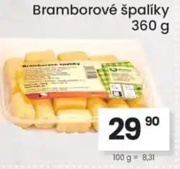 Kubík potraviny Bramborové špalíky nabídka