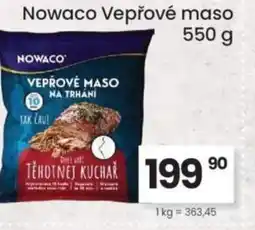 Kubík potraviny Nowaco Vepřové maso nabídka