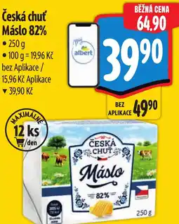 Albert Česká chuť Máslo 82% nabídka