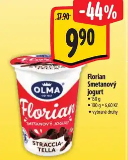 Albert Olma Florian Smetanový jogurt nabídka