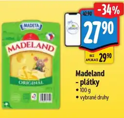 Albert Madeland - plátky nabídka