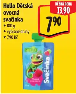 Albert Hello Dětská ovocná svačinka nabídka