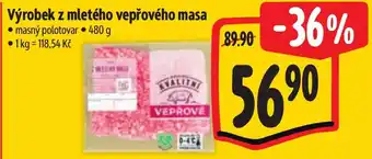 Albert Výrobek z mletého vepřového masa nabídka