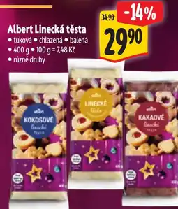 Albert Albert Linecká těsta nabídka