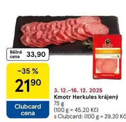 Tesco Kmotr Herkules krájený, 75 g nabídka