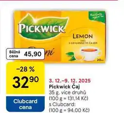 Tesco Pickwick Čaj, 35 g nabídka