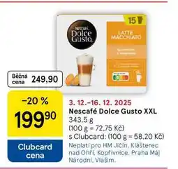 Tesco Nescafé Dolce Gusto XXL, 343.5 g nabídka