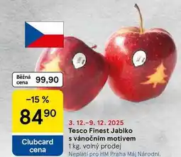Tesco Tesco Finest Jablko s vánočním motivem, 1 kg nabídka