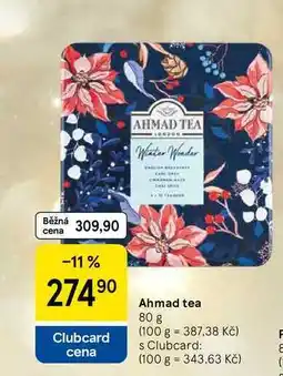 Tesco Ahmad tea, 80 g nabídka