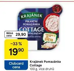 Tesco Krajánek Pomazánka Cottage, 100 g nabídka