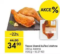 Tesco Tesco Uzená kuřecí stehna, 340 g, balená nabídka