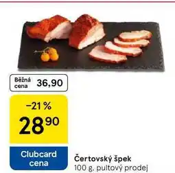 Tesco Čertovský špek, 100 g nabídka