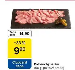 Tesco Polosuchý salám, 100 g nabídka