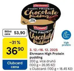 Tesco Ehrmann High Protein pudding, 200 g nabídka