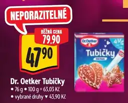 Albert Dr. Oetker Tubičky nabídka
