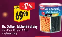 Albert Dr. Oetker Zdobení 4 druhy nabídka
