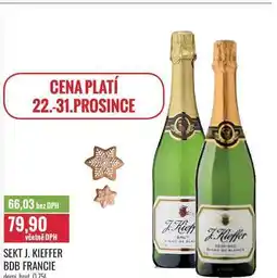 Ratio SEKT J. KIEFFER BDB FRANCIE 0,75l nabídka