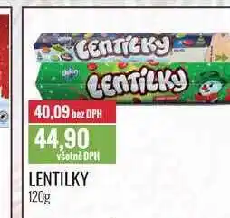 Ratio LENTILKY 120g nabídka