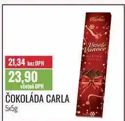 Ratio ČOKOLÁDA CARLA 5x5g nabídka