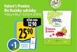 Albert Nature's Promise Bio Rozinky sultánky nabídka