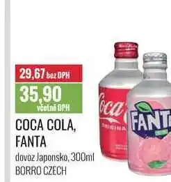 Ratio COCA COLA, FANTA 300ml nabídka